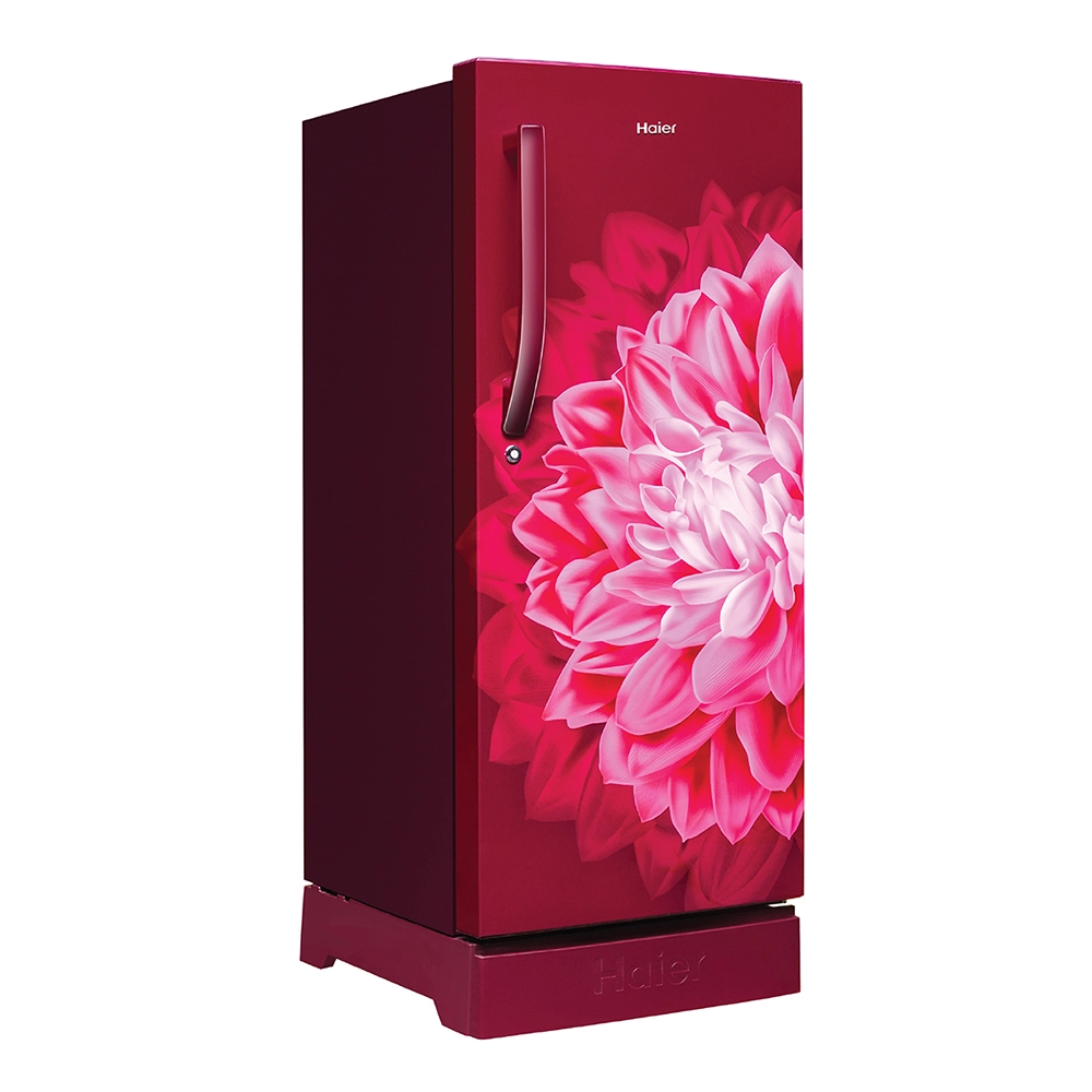 Haier 190L 5 Star Direct Cool Single Door Refrigerator with Toughened Glass Shelf - HRD-2105PRD-P